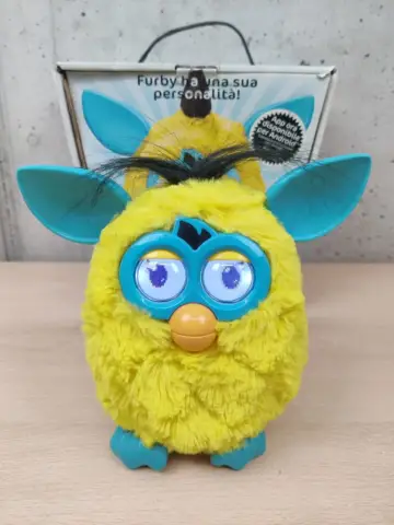 Reperto originale Peluche Furby Hasbro Giallo con Scatola - Originale 2012 (2012) - Condizioni USATO CIB