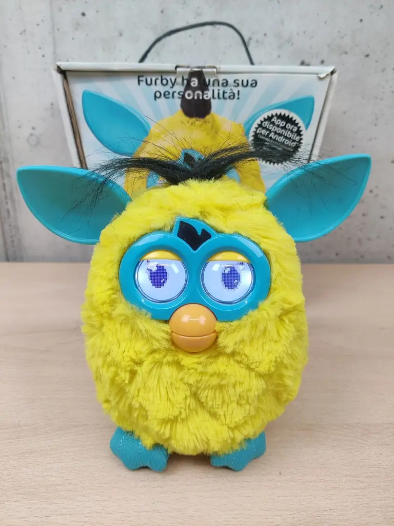 Peluche Furby Hasbro Giallo con Scatola - Originale 2012 - Vista 1