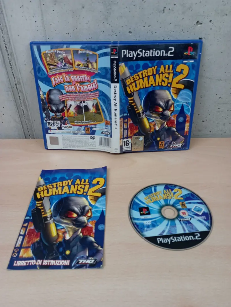 Destroy All Humans! 2 - PlayStation 2 PS2 - PAL ITA Completo - Vista 1