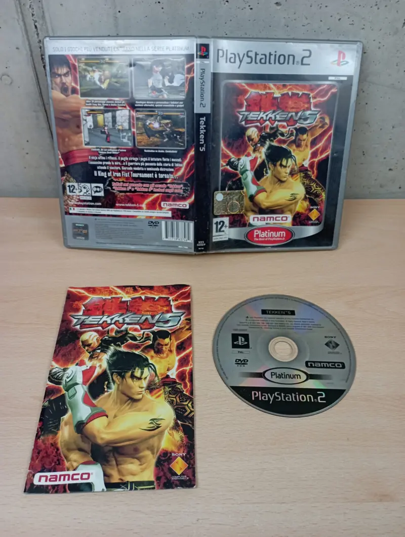 Tekken 5 Platinum - PlayStation 2 PS2 - PAL ITA Completo - Vista 1