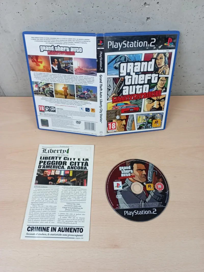 Grand Theft Auto Liberty City Stories - PlayStation 2 PS2 - PAL ITA Completo - Vista 1