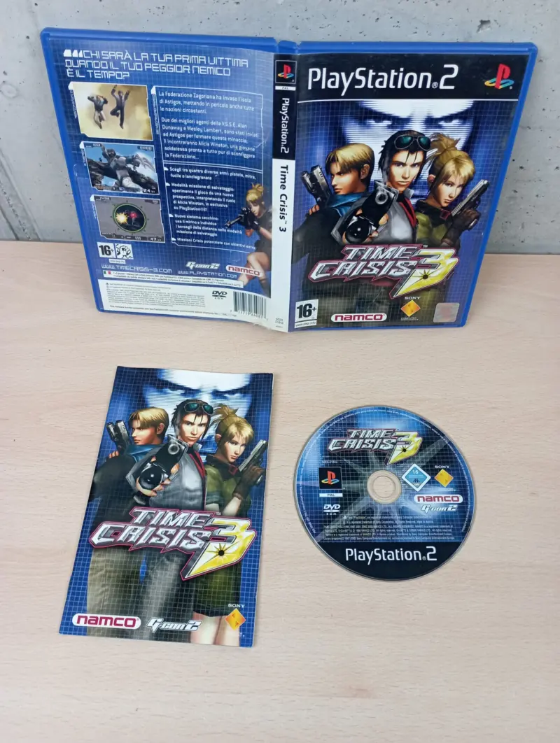 Time Crisis 3 - PlayStation 2 PS2 - PAL ITA Completo - Vista 1