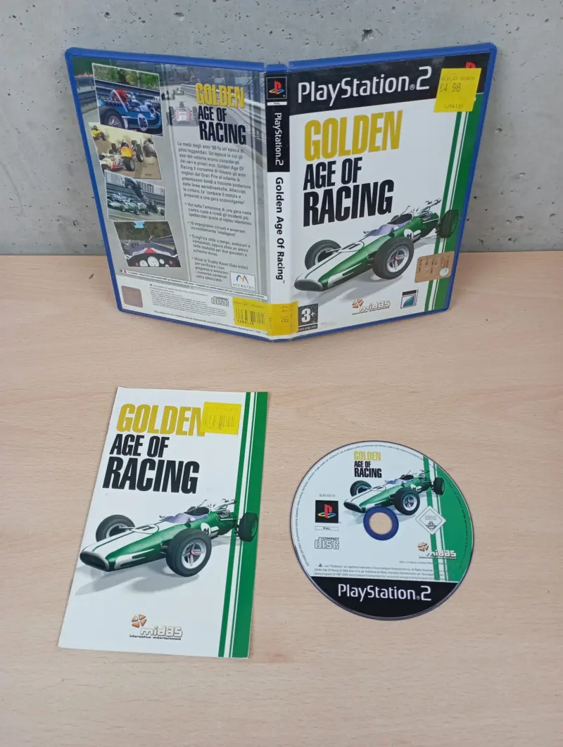 Golden Age of Racing - PlayStation 2 PS2 - PAL ITA Completo - Vista 1