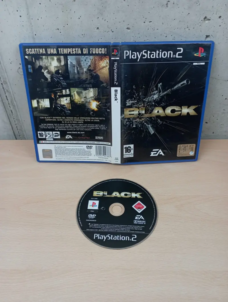 Black - PlayStation 2 PS2 - PAL ITA - Vista 1