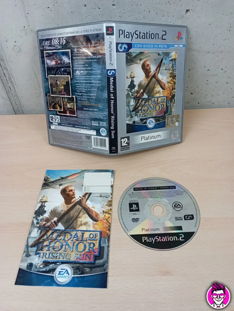 Medal of Honor Rising Sun Platinum - PlayStation 2 PS2 - PAL ITA Completo - Vista 1