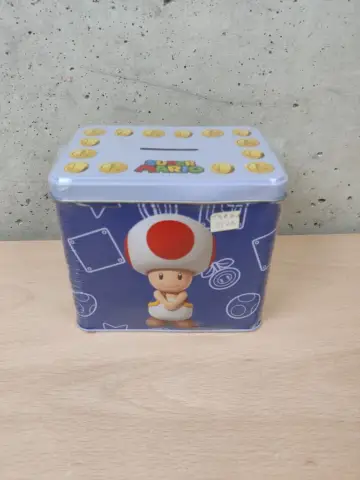 Reperto originale Tazza Super Mario "Toad" - Mug Tin Box Salvadanaio - Nuovo - Condizioni NUOVO / SIGILLATO CIB