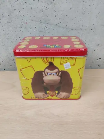 Reperto originale Tazza Super Mario "Donkey Kong" - Mug Tin Box Salvadanaio - Nuovo - Condizioni NUOVO / SIGILLATO CIB