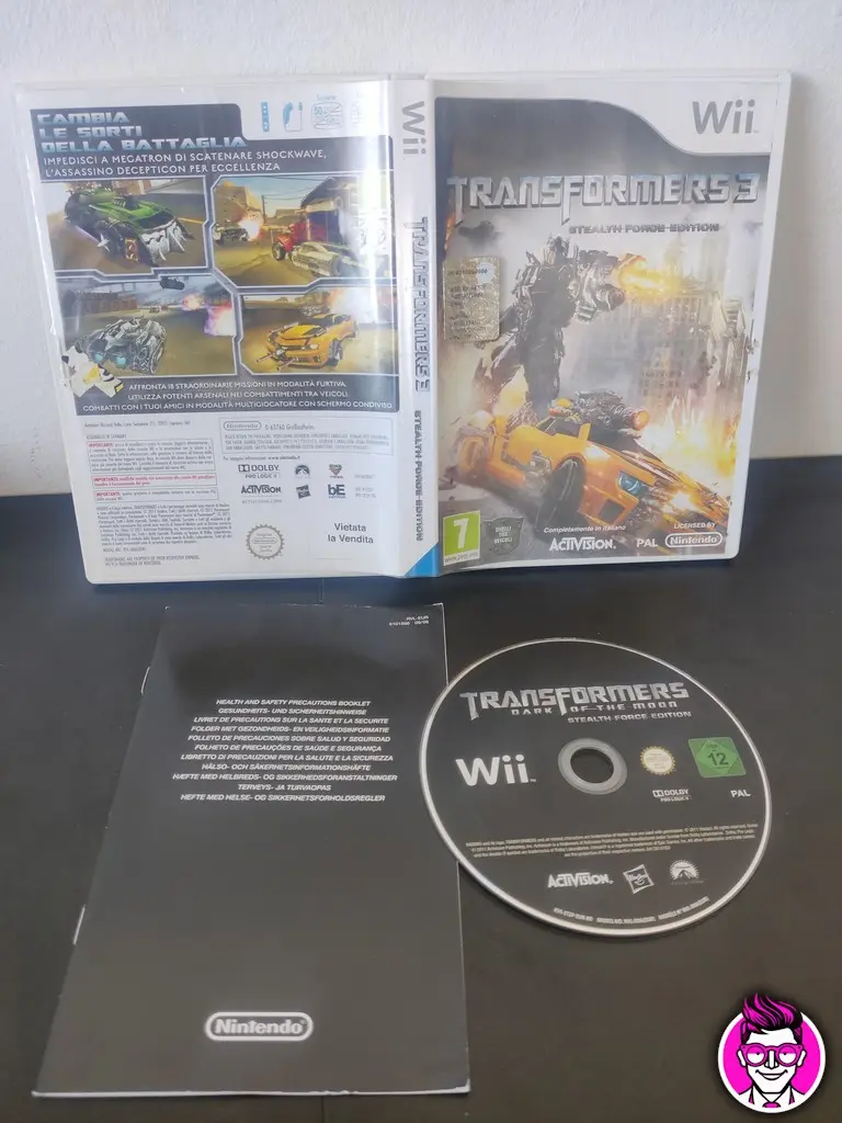 Transformers 3 Stealth Forge Edition - Nintendo Wii - Italiano Completo - Vista 1