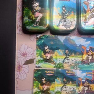 Miniatura 2 per 5 Mini Tin (Vuote) Amici di Paldea Art Set - Completo con Card e Stickers Pokemon TCG