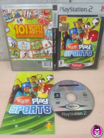 Reperto originale EyeToy: Play Sports Platinum - PlayStation 2 PS2 - PAL ITA Completo - Condizioni USATO TESTATO 100% CIB