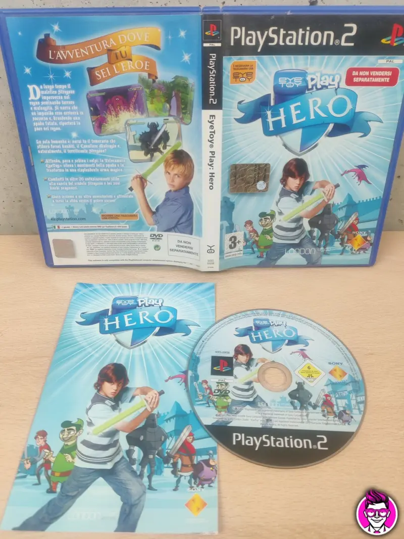 EyeToy Play: Hero - PlayStation 2 PS2 - PAL ITA Completo - Vista 1
