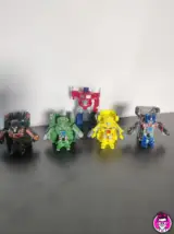 Miniatura 1 per Lotto 5pz Optimus Prime Brawl - Transformers Bot-Shots DinoBot Robots Hasbro
