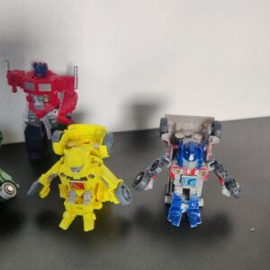 Miniatura 4 per Lotto 5pz Optimus Prime Brawl - Transformers Bot-Shots DinoBot Robots Hasbro