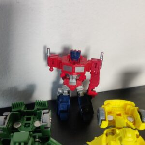 Miniatura 2 per Lotto 5pz Optimus Prime Brawl - Transformers Bot-Shots DinoBot Robots Hasbro