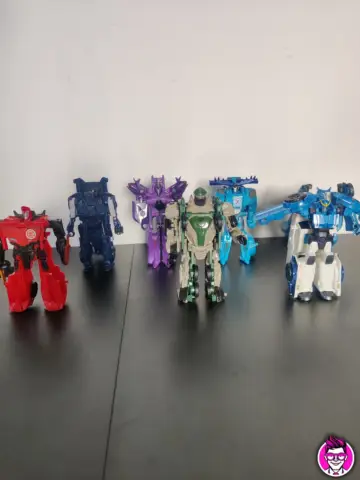 Reperto originale Lotto Transformers One Step Changer 2018 - Transformers DinoBot Robots Hasbro (2018) - Condizioni USATO CIB