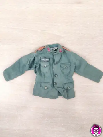 Reperto originale Camicia Militare Verde - Action Man Vintage - Condizioni USATO CIB