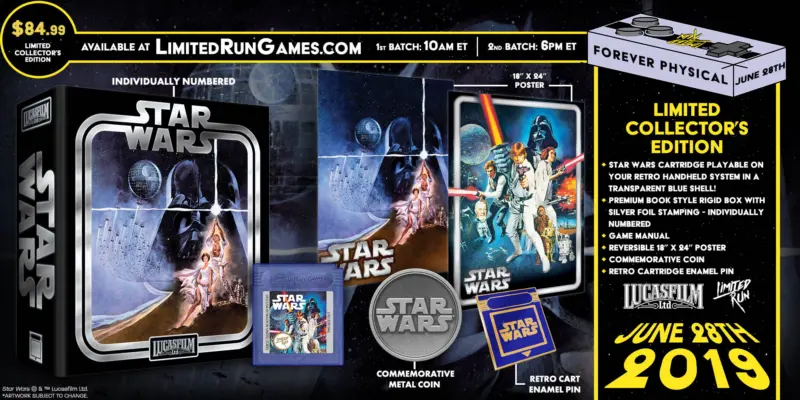 Star Wars GameBoy Premium Edition Collector's - Limited Run 2000 Copie Nuovo Sealed - Vista 1