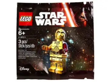 Reperto originale LEGO Star Wars 5002948 - Minifigura C-3PO - Edizione Limitata - Condizioni USATO CIB