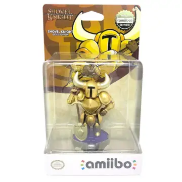 Reperto originale Nintendo amiibo - Shovel Knight: Treasure Trove Gold - Condizioni NUOVO / SIGILLATO CIB