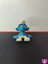 Miniatura 1 per Puffo Seduto - 20026 Schleich Peyo 1978 Hong Kong Puffi Smurfs