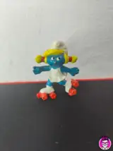 Miniatura 1 per Puffetta sui Pattini 20126 - Schleich Peyo 1980 Hong Kong Puffi Smurfs