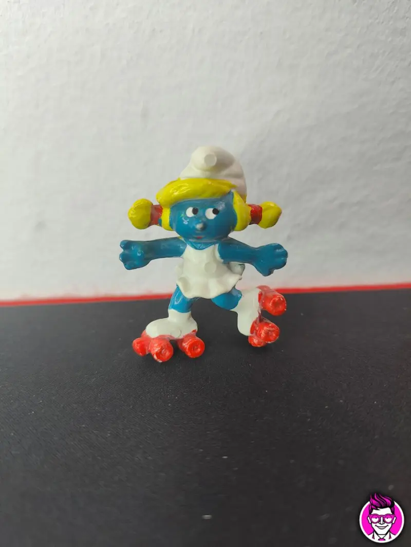 Puffetta sui Pattini 20126 - Schleich Peyo 1980 Hong Kong Puffi Smurfs - Vista 1