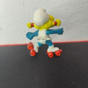 Miniatura 2 per Puffetta sui Pattini 20126 - Schleich Peyo 1980 Hong Kong Puffi Smurfs