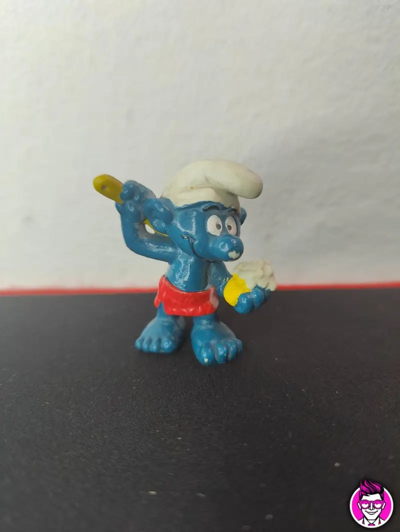 Puffo Sauna - Schleich Peyo 1979 Hong Kong Puffi Smurfs - Vista 1