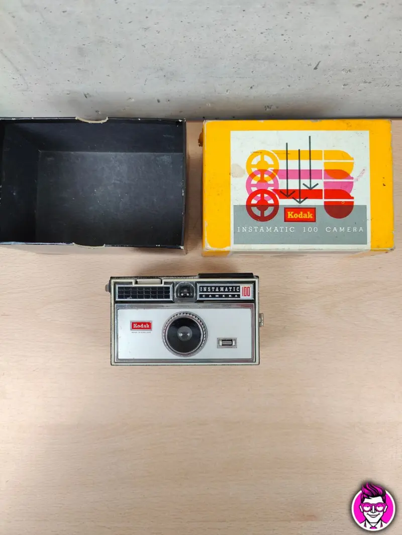 Kodak Instamatic 100 Camera - Vintage Scatola Originale - Vista 1