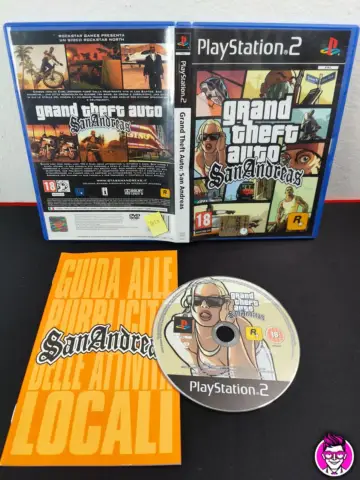 Reperto originale Grand Theft Auto: San Andreas - PlayStation 2 PS2 - PAL ITA - Condizioni USATO TESTATO 100% CIB