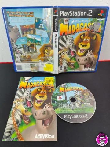 Reperto originale Madagascar - PlayStation 2 PS2 - PAL ITA - Condizioni USATO TESTATO 100% CIB