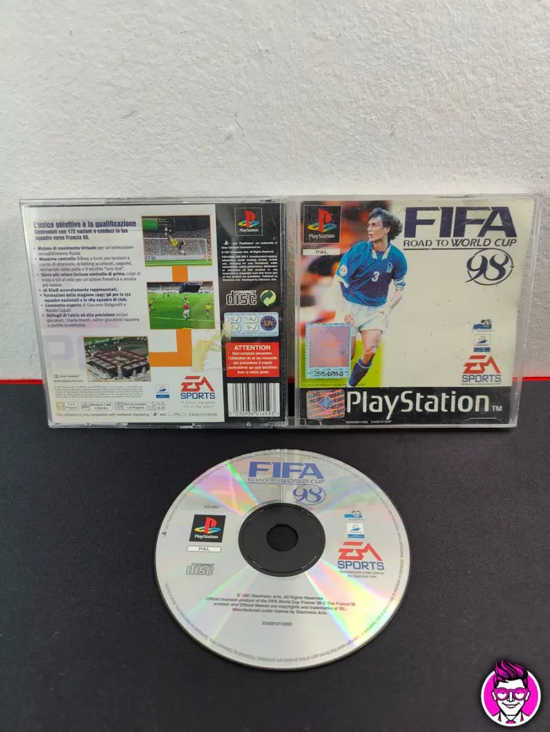 FIFA Road to World Cup 98 - PlayStation 1 PS1 - PAL ITA - Vista 1