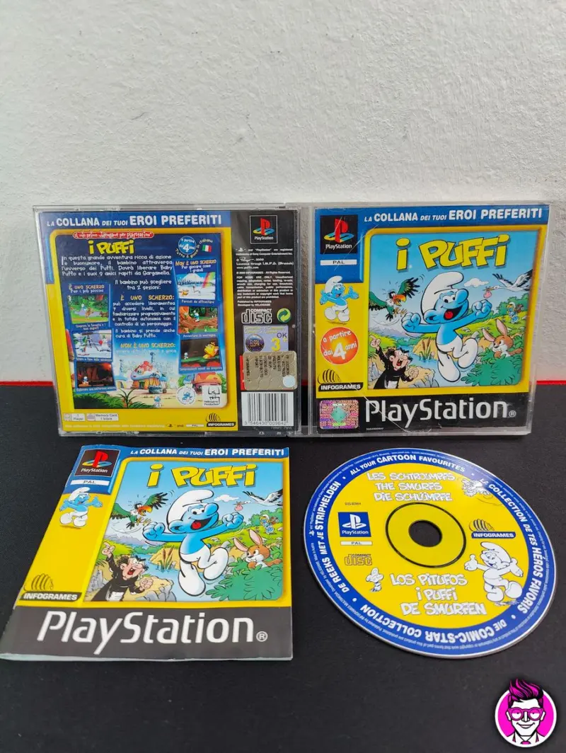 I Puffi - PlayStation 1 PS1 - PAL ITA - Vista 1