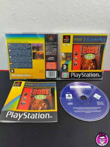 Reperto originale Zoo Classics Hardcore 4x4 - PlayStation 1 PS1 - PAL Multilingua - Condizioni USATO TESTATO 100% CIB