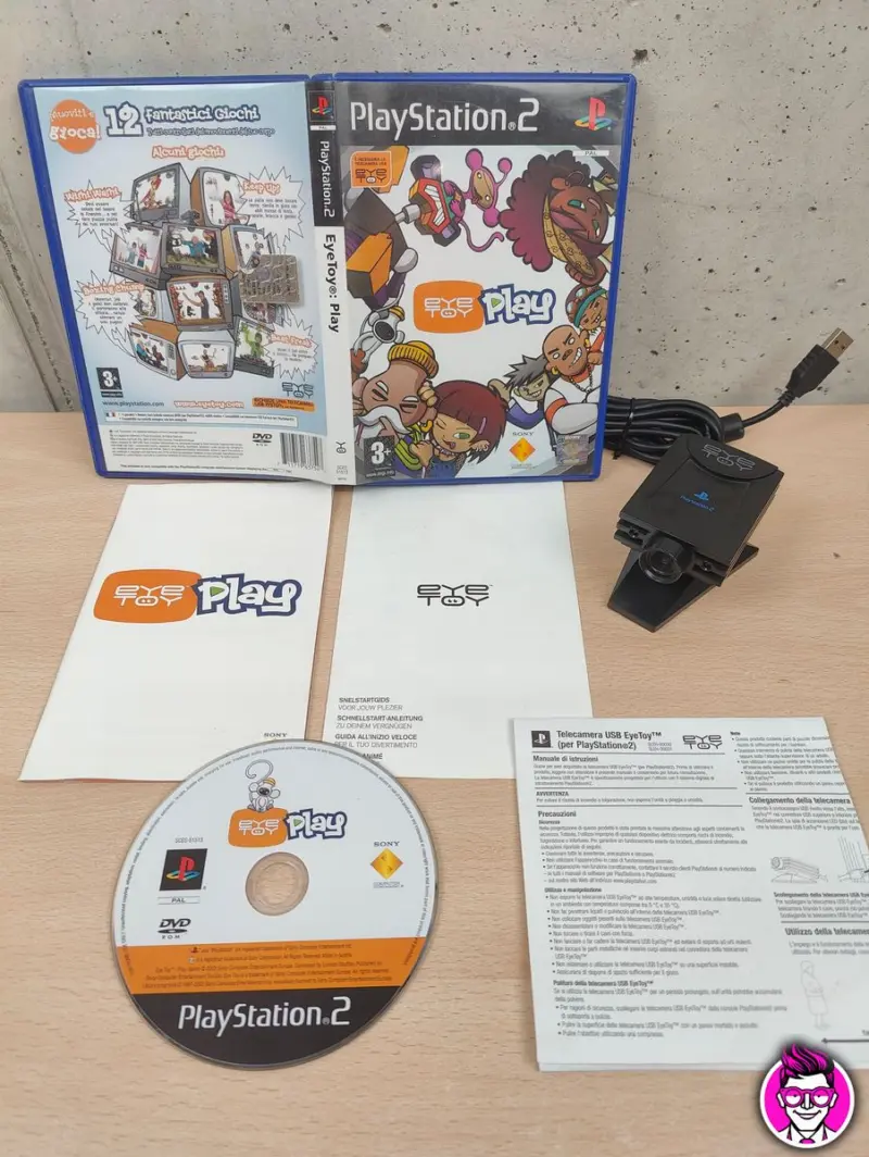 EyeToy Play + Telecamera Camera - PlayStation 2 PS2 - PAL ITA - Vista 1