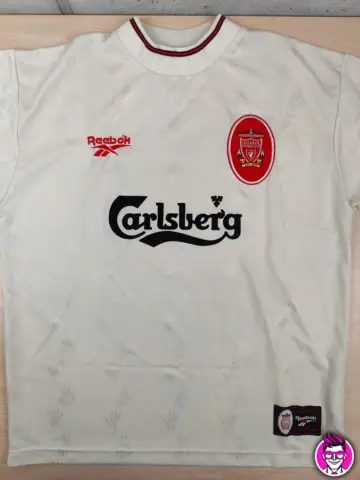 Reperto originale FC Liverpool 1996-97 Carlsberg Reebok - Maglia Retrò Shirt Camiseta TG. 42/44 (1996) - Condizioni USATO CIB