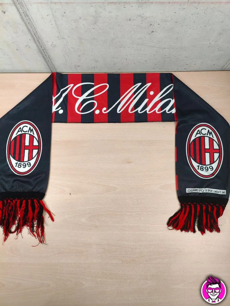 Sciarpa A.C. Milan - Warner Bros Acrilico - Vista 1