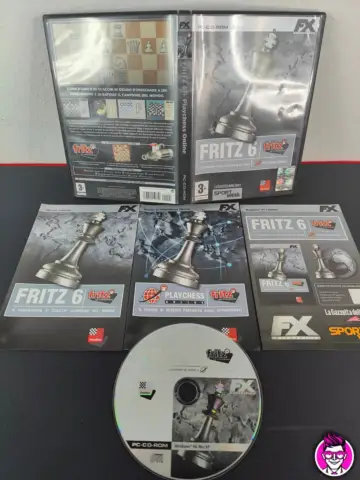 Reperto originale Fritz 6+ Playchess Online - Computer PC - ITA - Condizioni USATO CIB