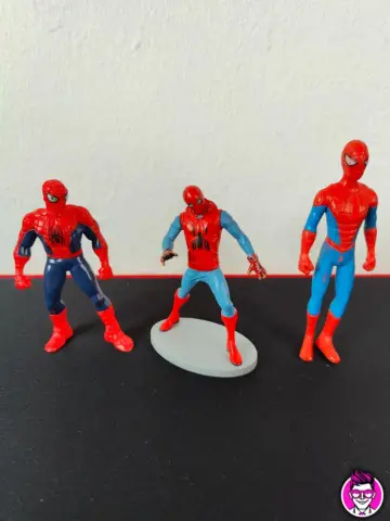 Reperto originale Bundle Spider-Man - 3x Marvel Action Figure - Condizioni USATO CIB