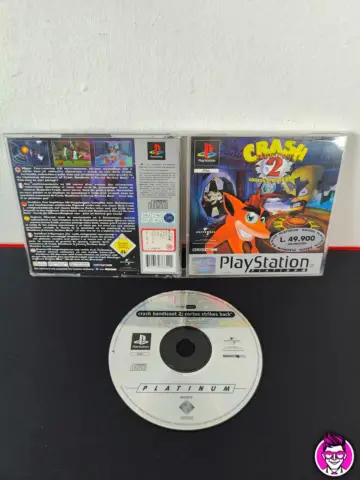 Reperto originale Crash Bandicoot 2: Cortex Strikes Back Platinum - PlayStation 1 PS1 - PAL Multilingua - Condizioni USATO TESTATO 100% CIB