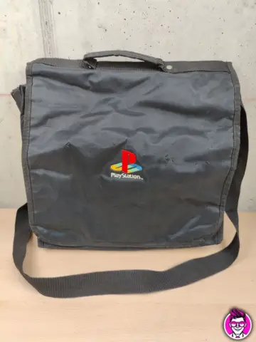 Reperto originale Borsa Tracolla PlayStation - PlayStation PS1 Vintage Backpack Bag - Usato - Condizioni USATO TESTATO 100% CIB