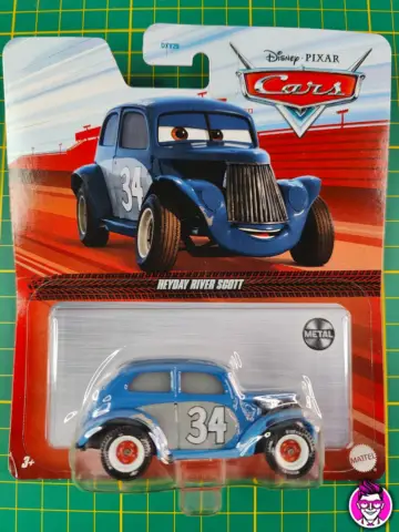 Reperto originale Heyday River Scott - Cars - Mattel Disney Pixar Auto - Condizioni NUOVO / SIGILLATO CIB