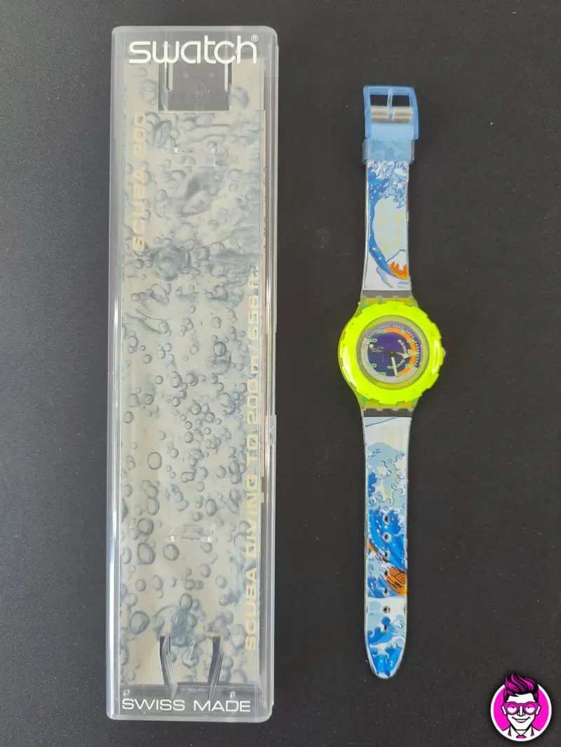 Swatch Scuba SDJ100 1992 Orologio Quarzo Watch Swiss Made Vintage Funzionante - Vista 1
