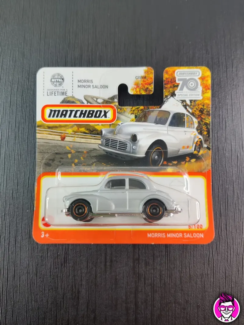 Morris Minor Saloon 5/100 - Matchbox Mattel Special Edition 70° Years - 1/64 Diecast Cars Auto - Vista 1