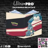 Miniatura 1 per Album 9 Tasche Snorlax e Munchlax Ultra Pro - Proteggi le Tue Carte Pokemon Yugioh One Piece Magic Panini Topps