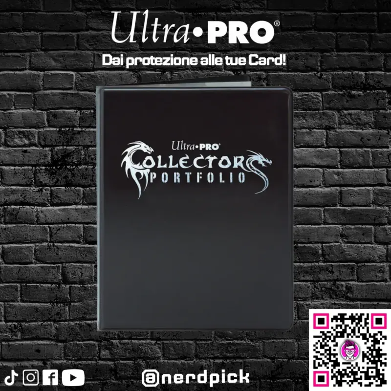 Album 9 Tasche Drago Ultra Pro - Proteggi le Tue Carte Pokemon Yugioh One Piece Magic Panini Topps - Vista 1
