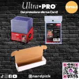 Miniatura 1 per Toploader Regular + Sleeves + Storage Box - Proteggi e Ordina le Tue Carte Pokemon Yugioh One Piece Magic Panini Topps Ultra Pro Top Loader