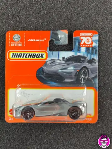 Reperto originale McLaren 720S Spider 66/100 - Matchbox Mattel Special Edition 70° Years - 1/64 Diecast Cars Auto - Condizioni NUOVO / SIGILLATO CIB