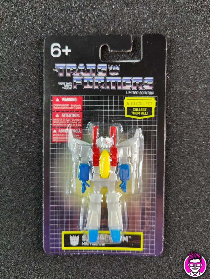 Starscream Transformers G1 - Serie Mini Figure 6 cm - Autobot Robot Decepticon Hasbro - Vista 1