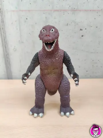 Reperto originale Godzilla Colore Viola Vintage - Action Figure - Condizioni USATO CIB